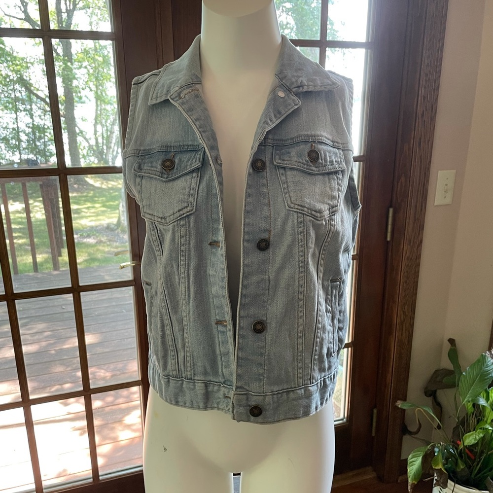 Denim vest